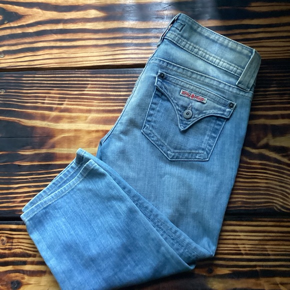 Hudson Jeans Denim - Hudson Jeans Women's Blue Cropped Jeans Size 27